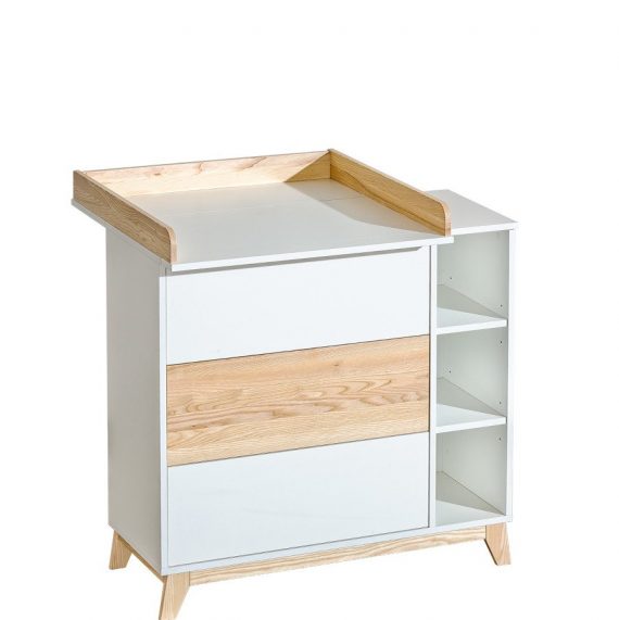 Chest of drawers with changing table NORDIK