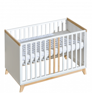 Baby cot 120 × 60 Nordik with extendable bars and sofa function